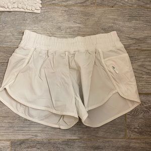 Lululemon White tracker shorts
